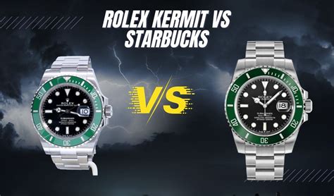 kermit vs starbucks rolex|rolex starbucks model 126610lv.